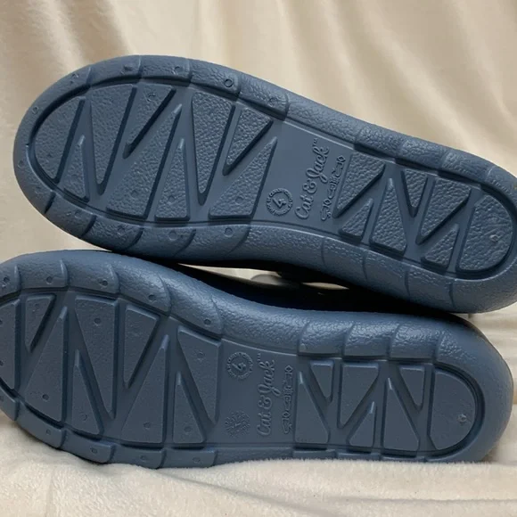 Cat & Jack Blue Rubber Boots Size 4 - Picture 4 of 5